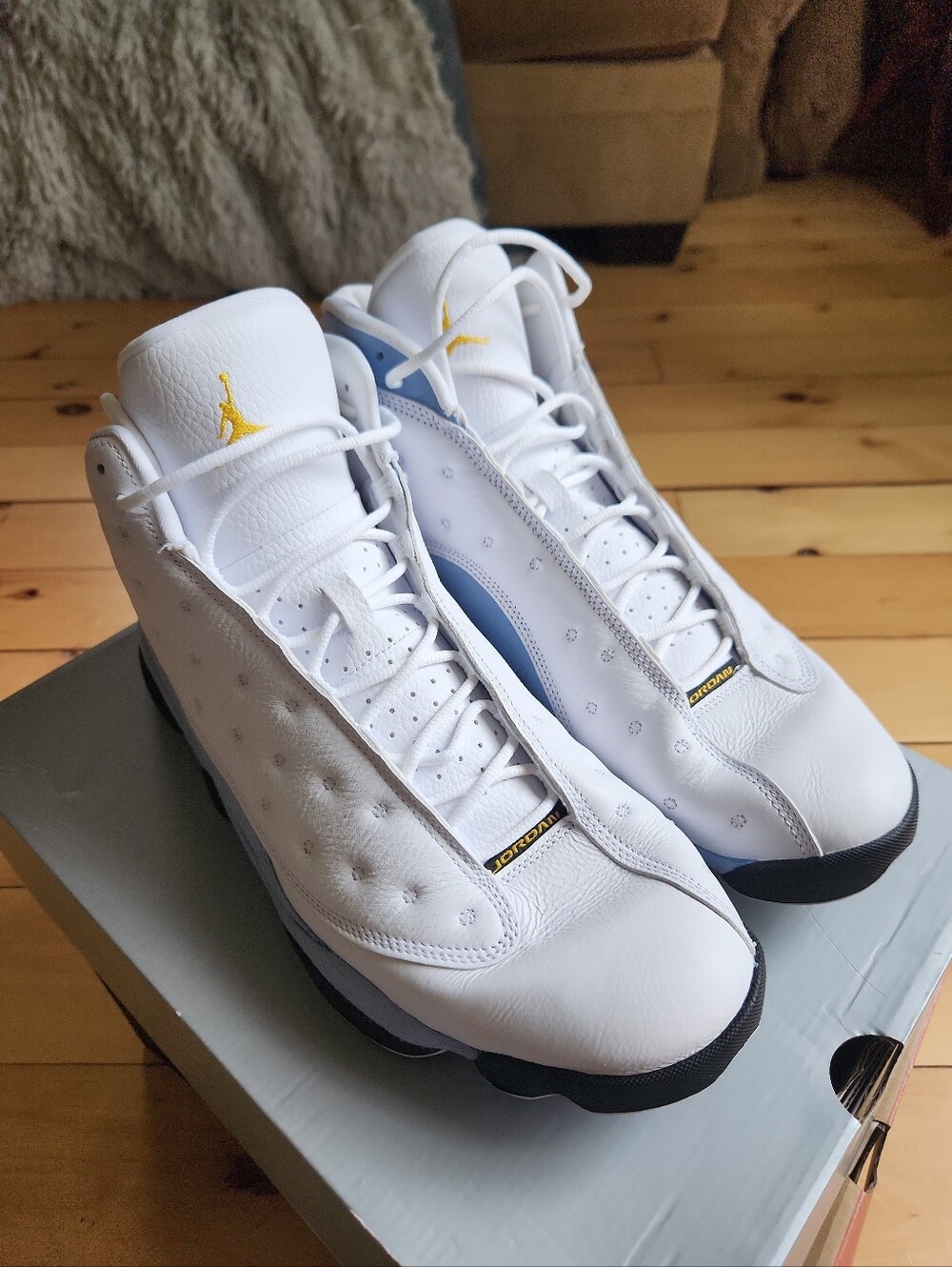 Size 14 - Air Jordan 13 Retro Blue Grey With Box
